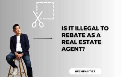 Is it illegal to rebate back the commission to the client as a real estate agent?