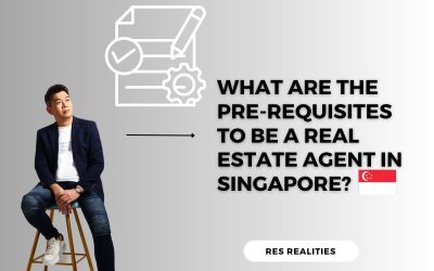 What are the pre-requirement to be a real estate agent in Singapore?