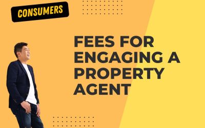 What are the fees for engaging a property agent to market my property in Singapore?